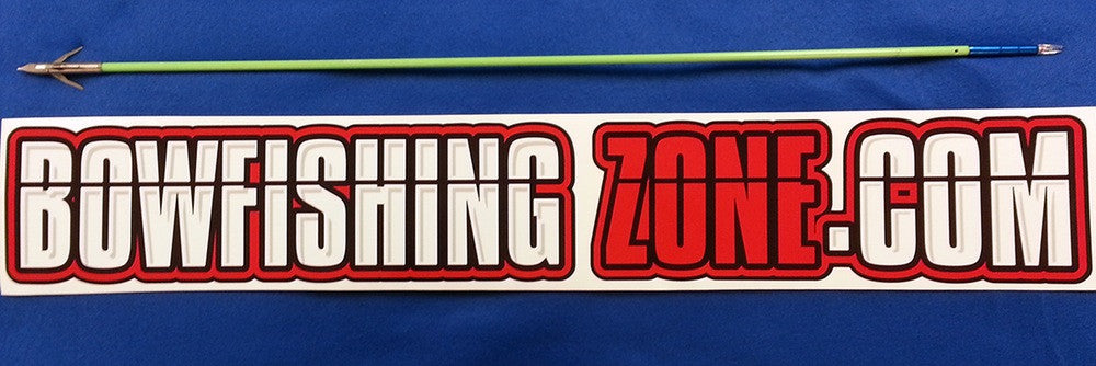 Bowfishing Zone Original Sticker - 5 1/2