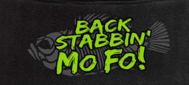Back Stabbin' MoFo Beanies- Black - Shirt Guys Bowfishing and Hunting T-Shirts