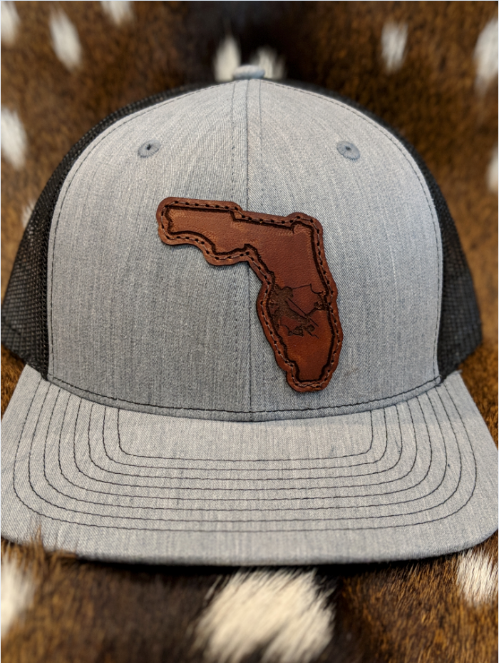 State of Florida Bowfisherman PATCH Hat - Shirt Guys Bowfishing and Hunting T-Shirts
