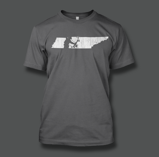 State of Tennessee Bowfisherman - Shirt Guys Bowfishing and Hunting T-Shirts