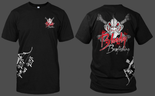 Bloody Bowfishing printed on Tshirts and Hoodies - Shirt Guys Bowfishing and Hunting T-Shirts